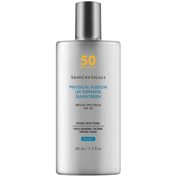 The best radiant tinted mineral sunscreen by SkinCeuticals 2026 on a white background