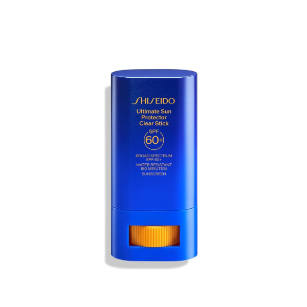 The best sunscreen stick for oily dark skin by Shiseido 2026 on a white background