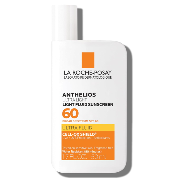 The best matte face sunscreen for oily skin by La Roche-Posay 2026 on a white background
