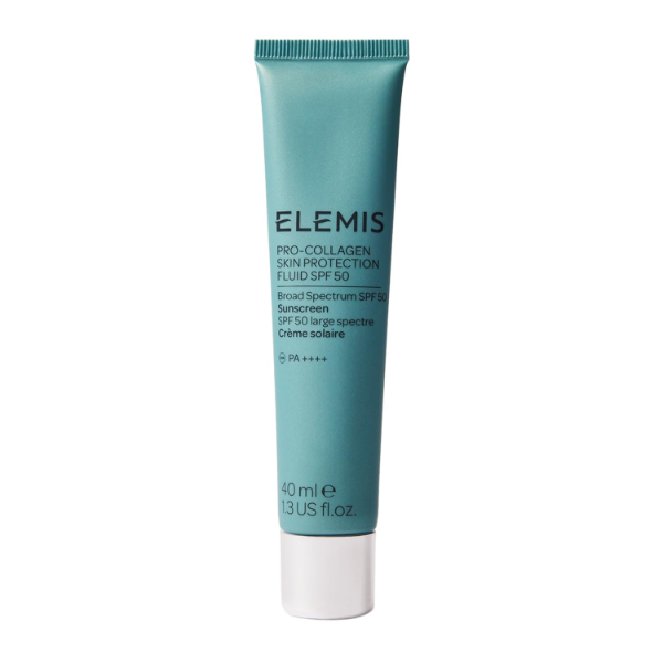 The best hydrating high SPF face sunscreen for dry skin by Elemis 2026 on a white background