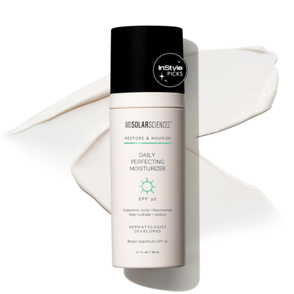 The best 2-in-1 face sunscreen moisturizer for sensitive skin by MDSolarSciences 2026 on a white background
