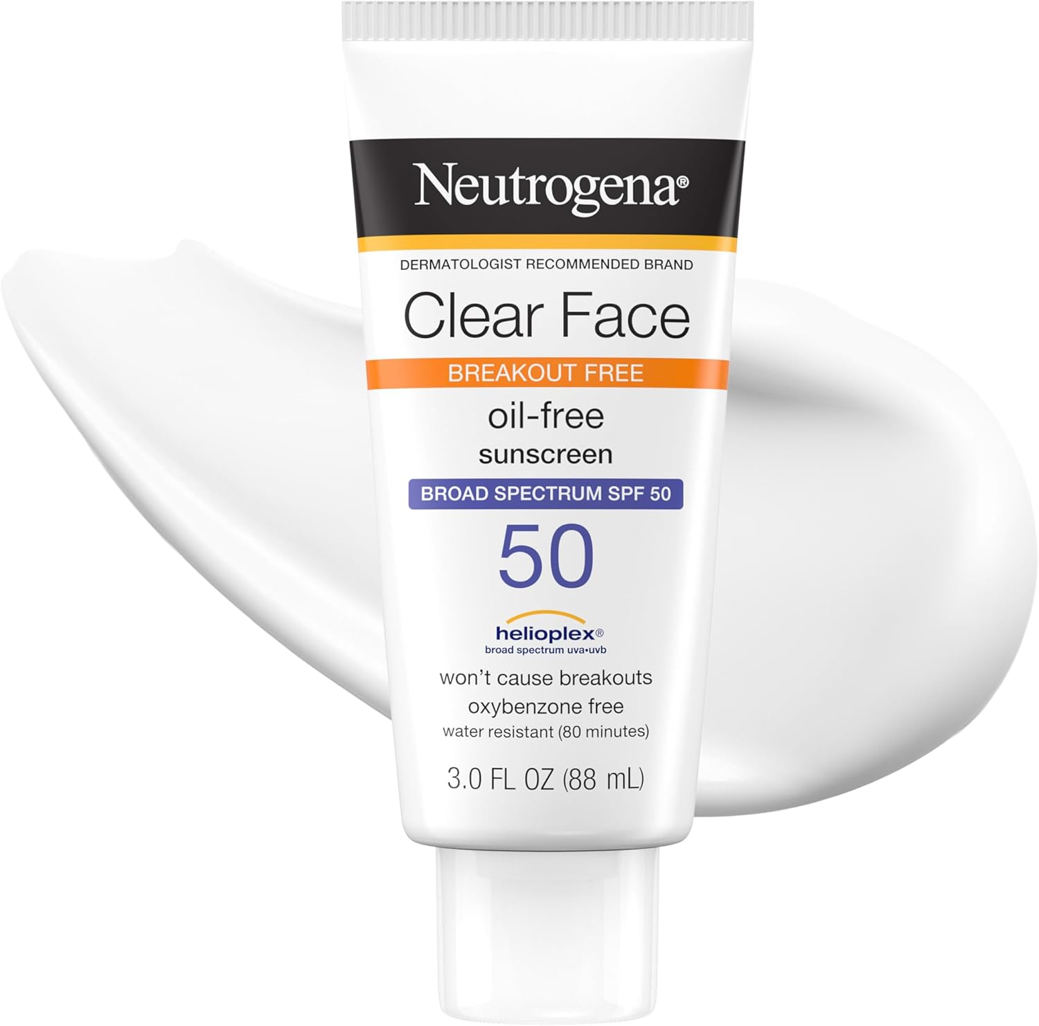 The best budget-friendly matte sunscreen for oily acne-prone skin by Neutrogena 2026 on a white background