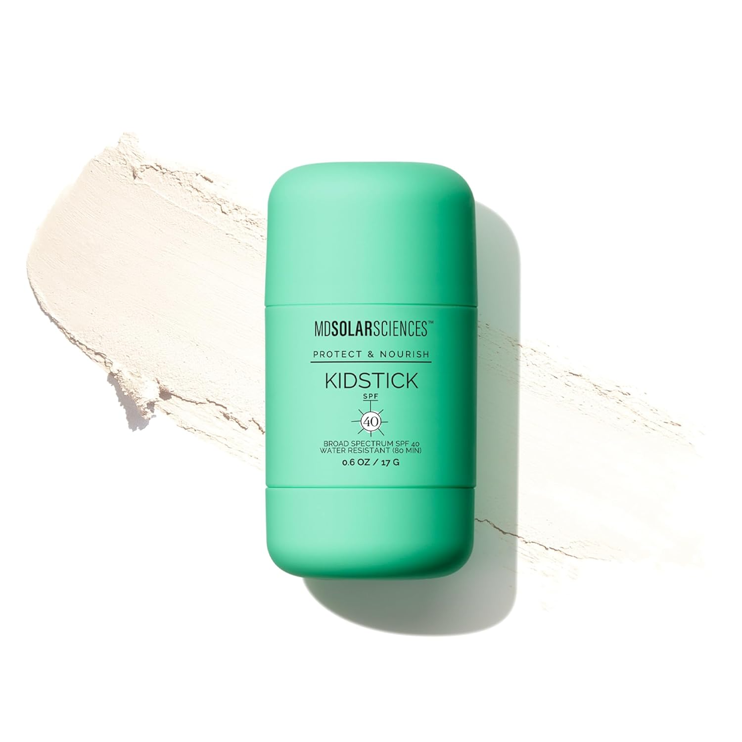 The best mineral sunscreen stick for kids face and on-the-go touchups by MDSolarSciences 2026 on a white background