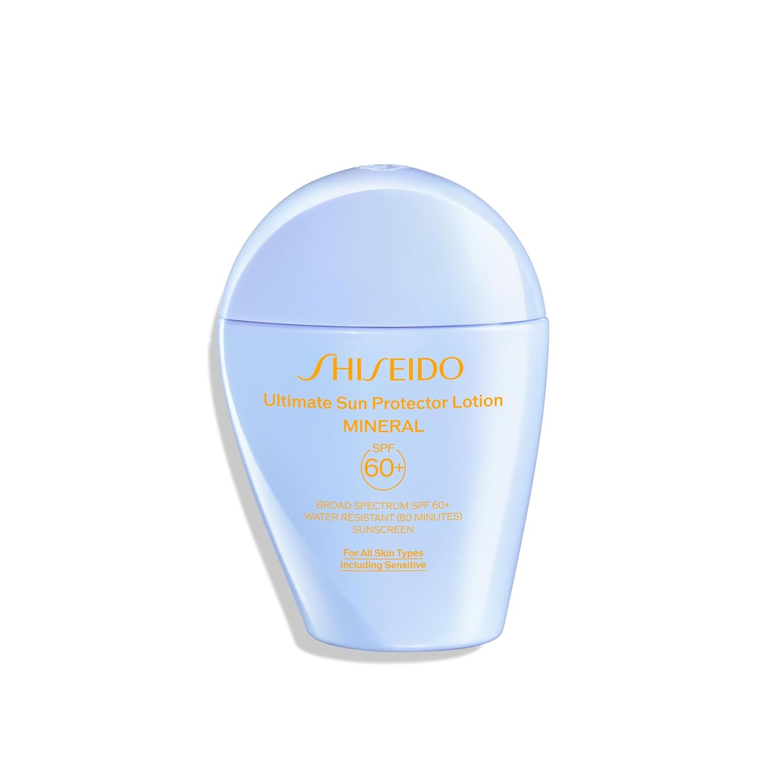 The best high-SPF mineral lotion that feels lightweight for redness-prone skin by Shiseido 2026 on a white background