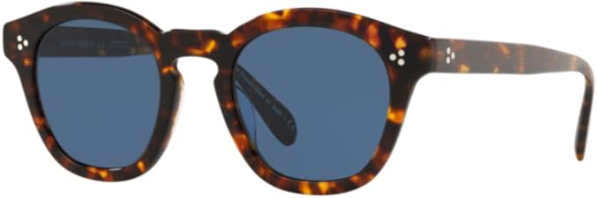 The best half-frame Phantos sunglasses with tortoiseshell finish for small faces by Oliver Peoples 2026 on a white background