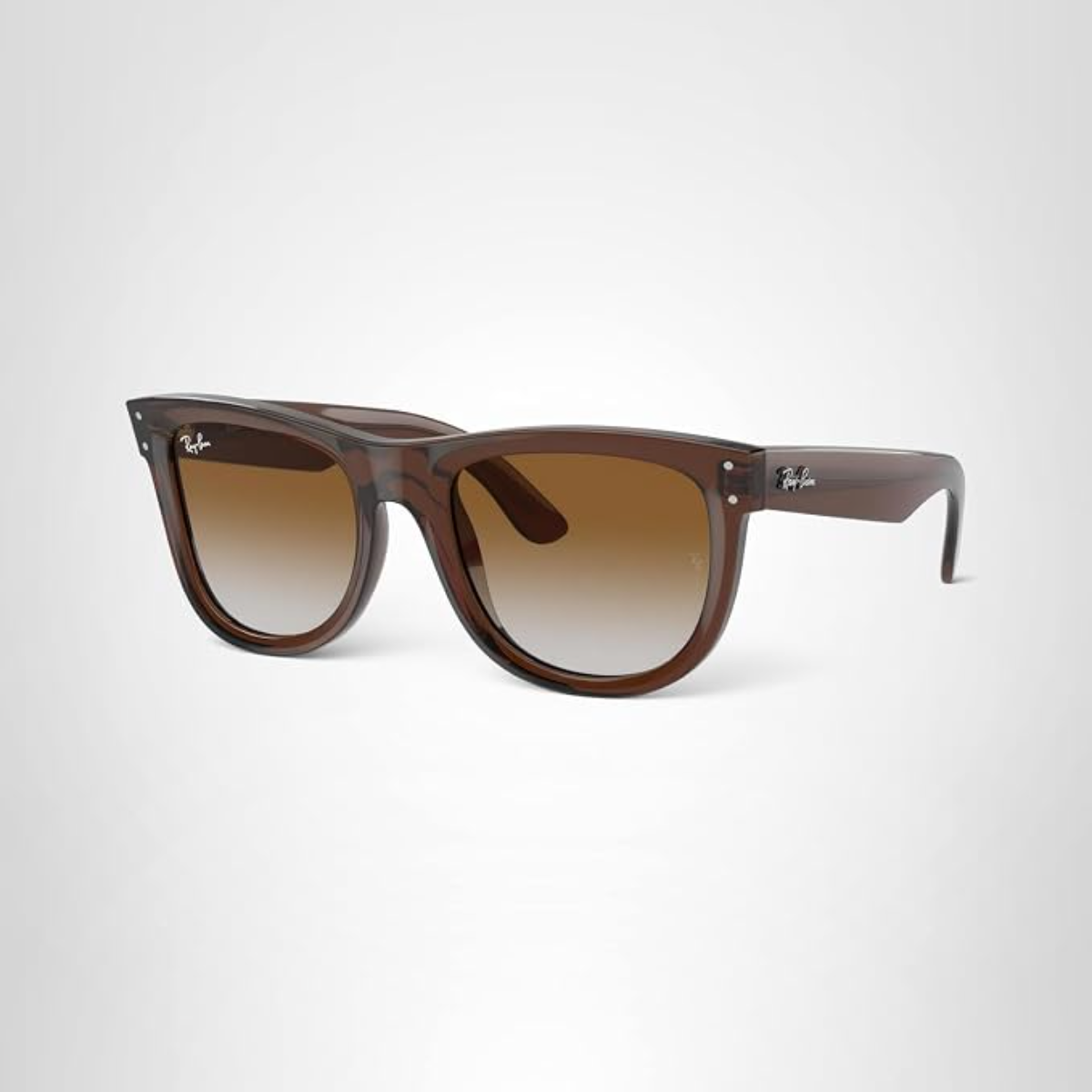 The best square Wayfarer reverse sunglasses with gradient lens for small faces by Ray-Ban 2026 on a white background