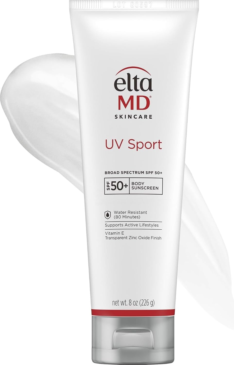 The best sensitive skin sport sunscreen by EltaMD 2026 on a white background