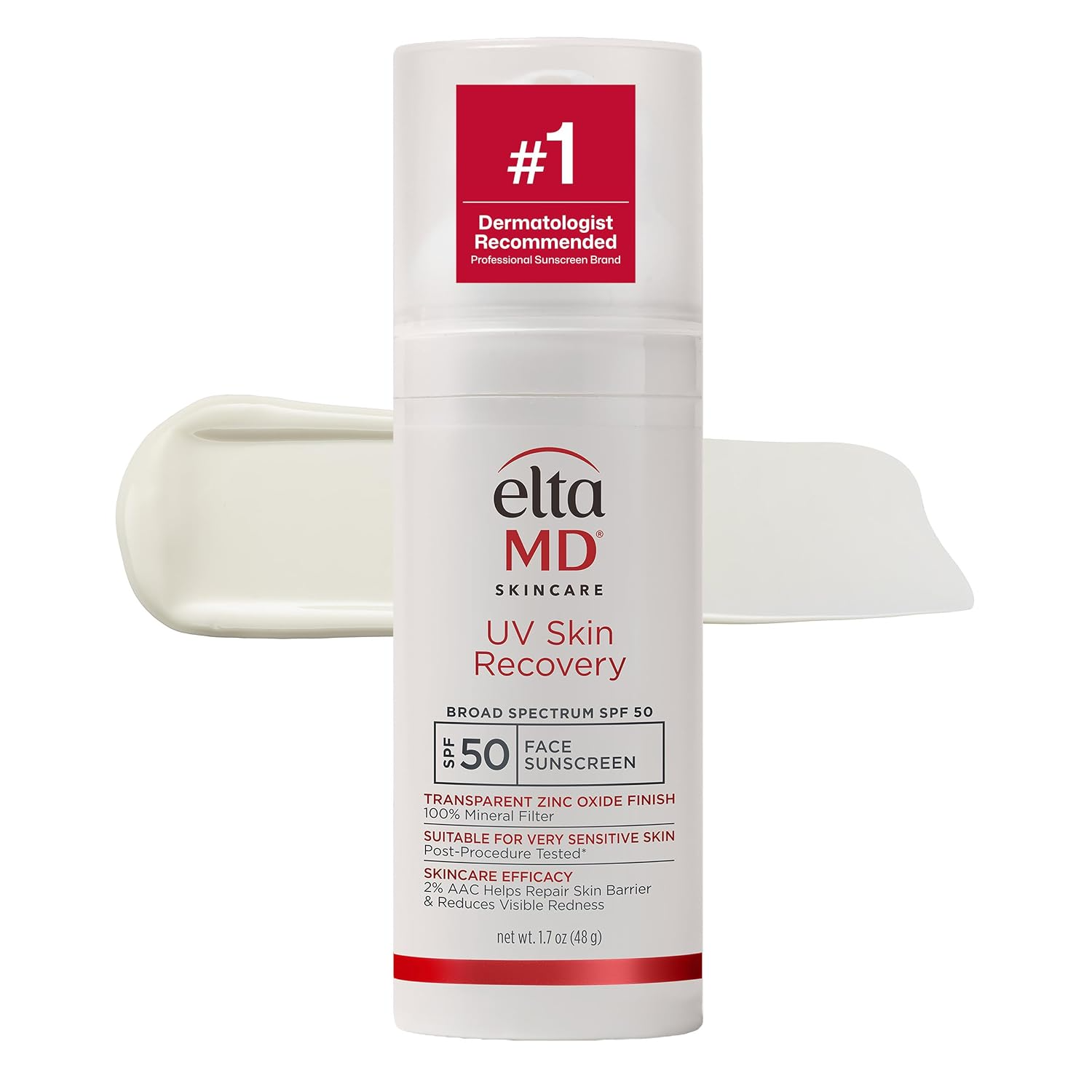 The best redness-neutralizing mineral sunscreen for PIE marks by EltaMD 2026 on a white background
