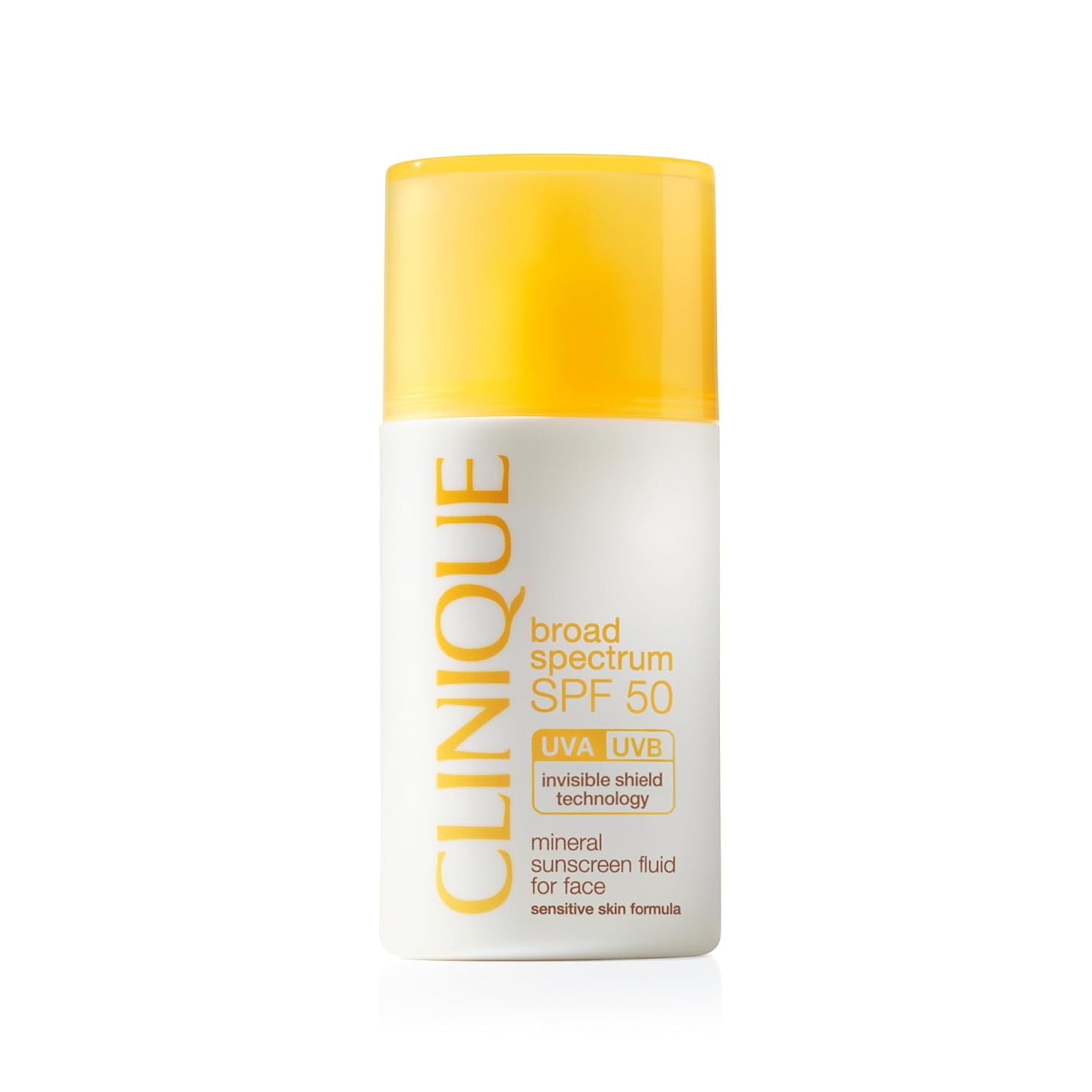 The best ultra-gentle mineral sunscreen fluid for healing post-acne skin by Clinique 2026 on a white background