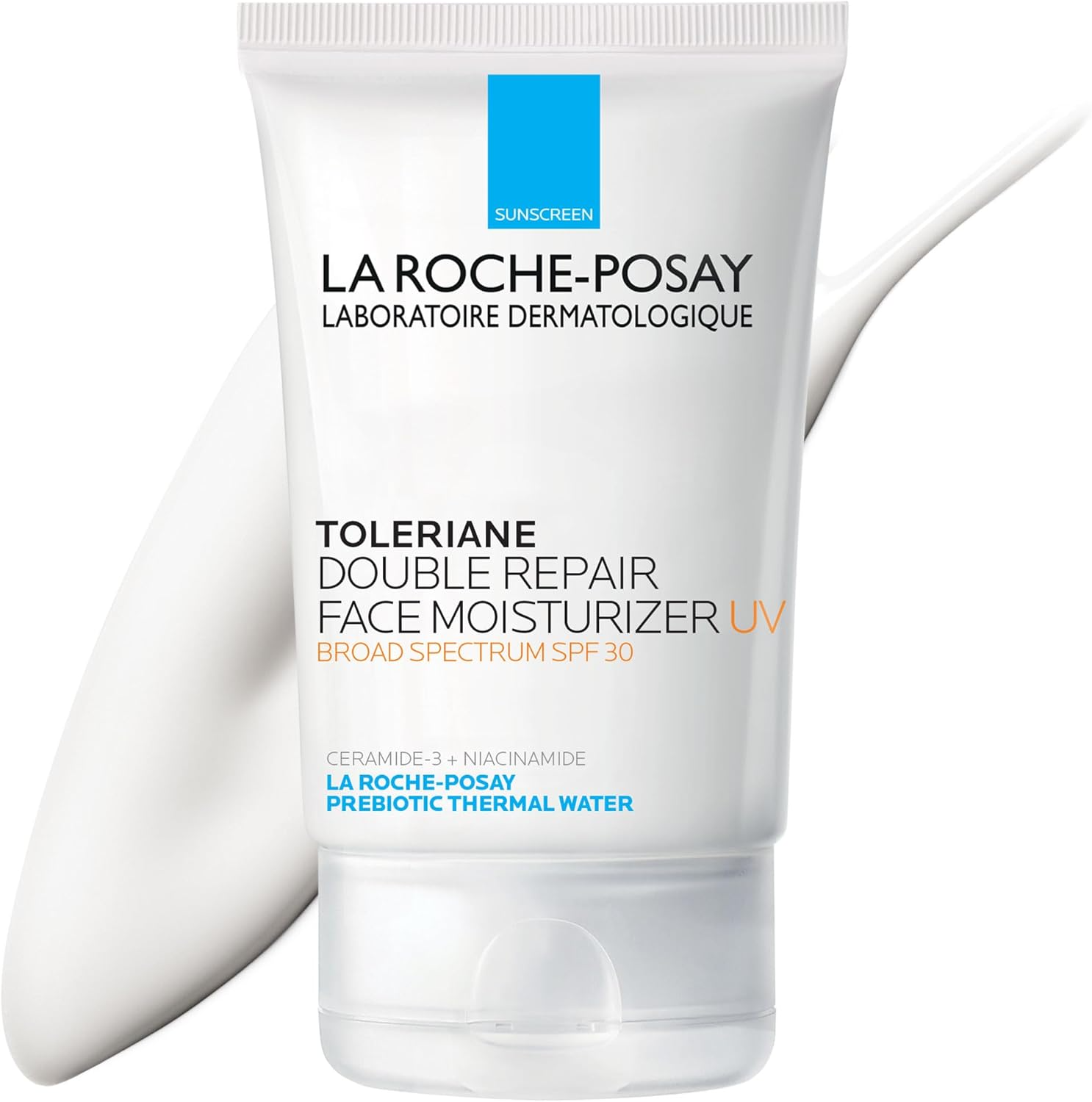 The best barrier-repair moisturizer with SPF for red post-acne marks by La Roche-Posay 2026 on a white background