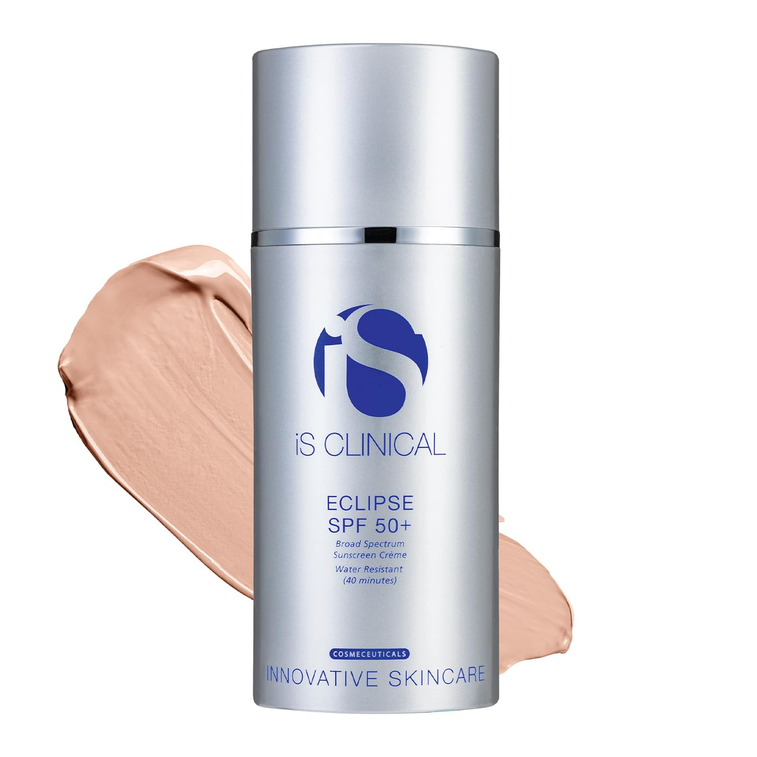 The best matte tinted sunscreen for breakout-prone skin with marks by iS Clinical 2026 on a white background