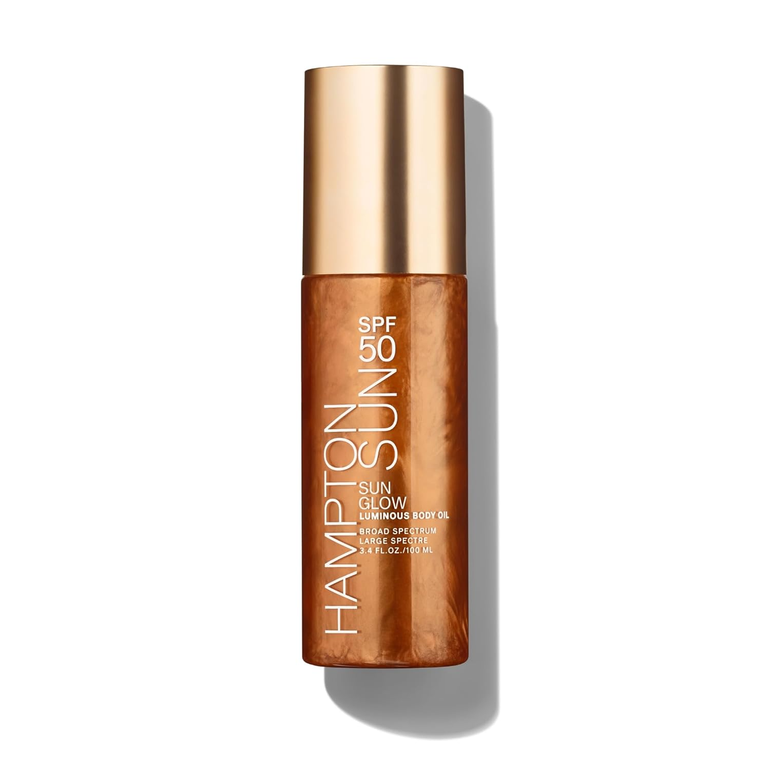 The best luxury dry body oil with SPF 50 by Hampton Sun 2026 on a white background