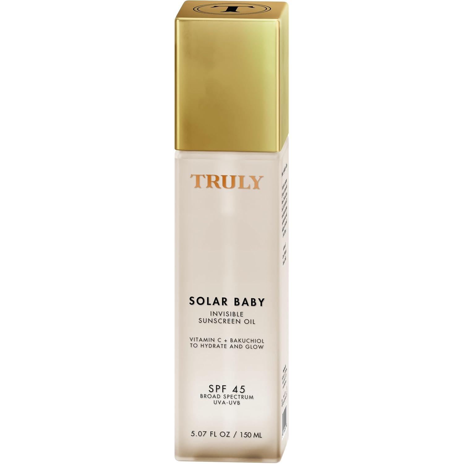 The best glowing sunscreen body oil by Truly Beauty 2026 on a white background