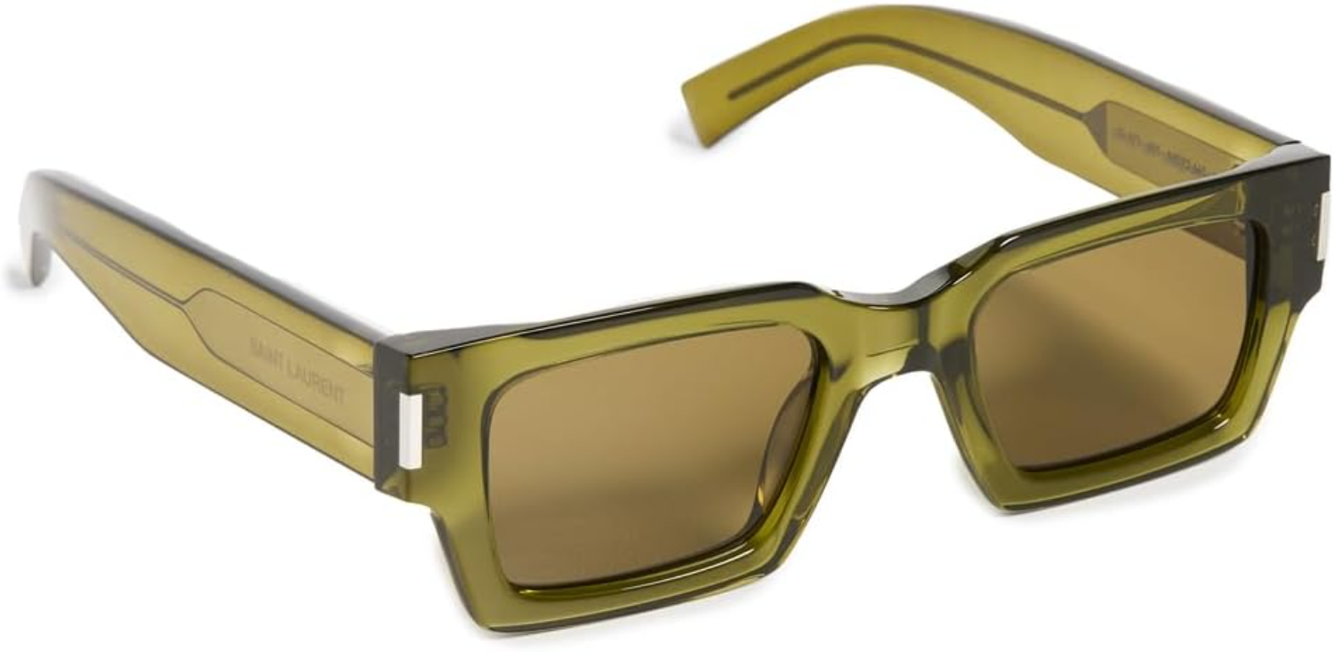The best power-rectangle sunglasses by Saint Laurent 2026 on a white background