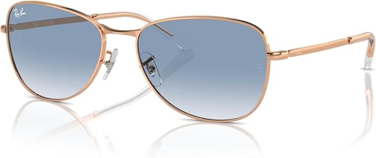 The best rose gold aviator sunglasses by Ray-Ban 2026 on a white background