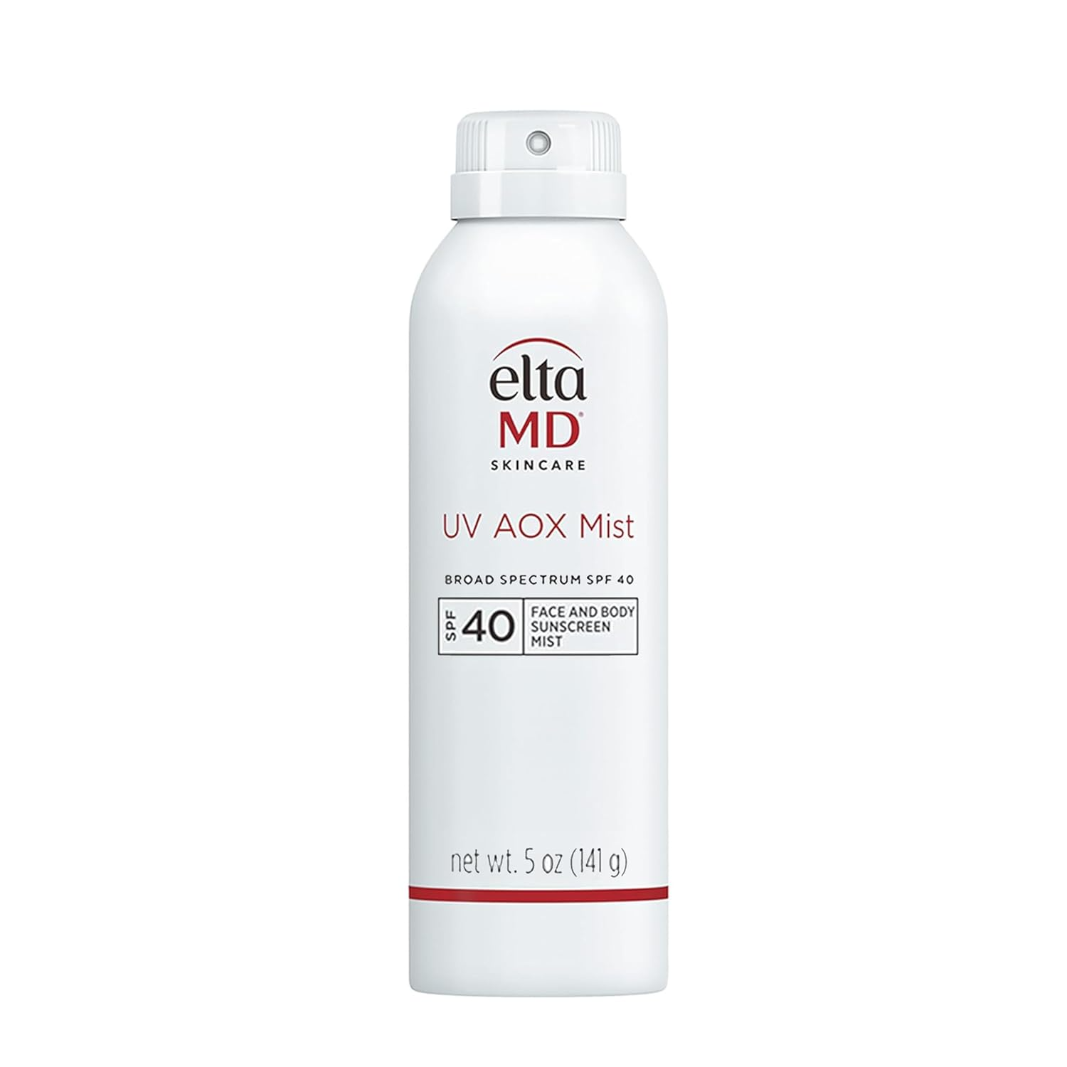 The best 100% mineral sunscreen spray by EltaMD 2026 on a white background