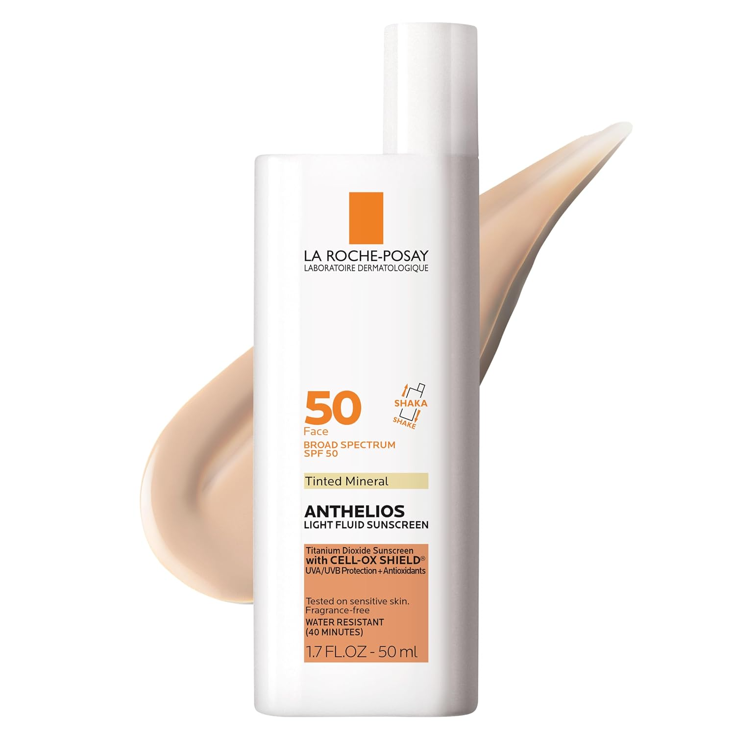 The best dermatologist-recommended matte tinted sunscreen by La Roche-Posay 2026 on a white background