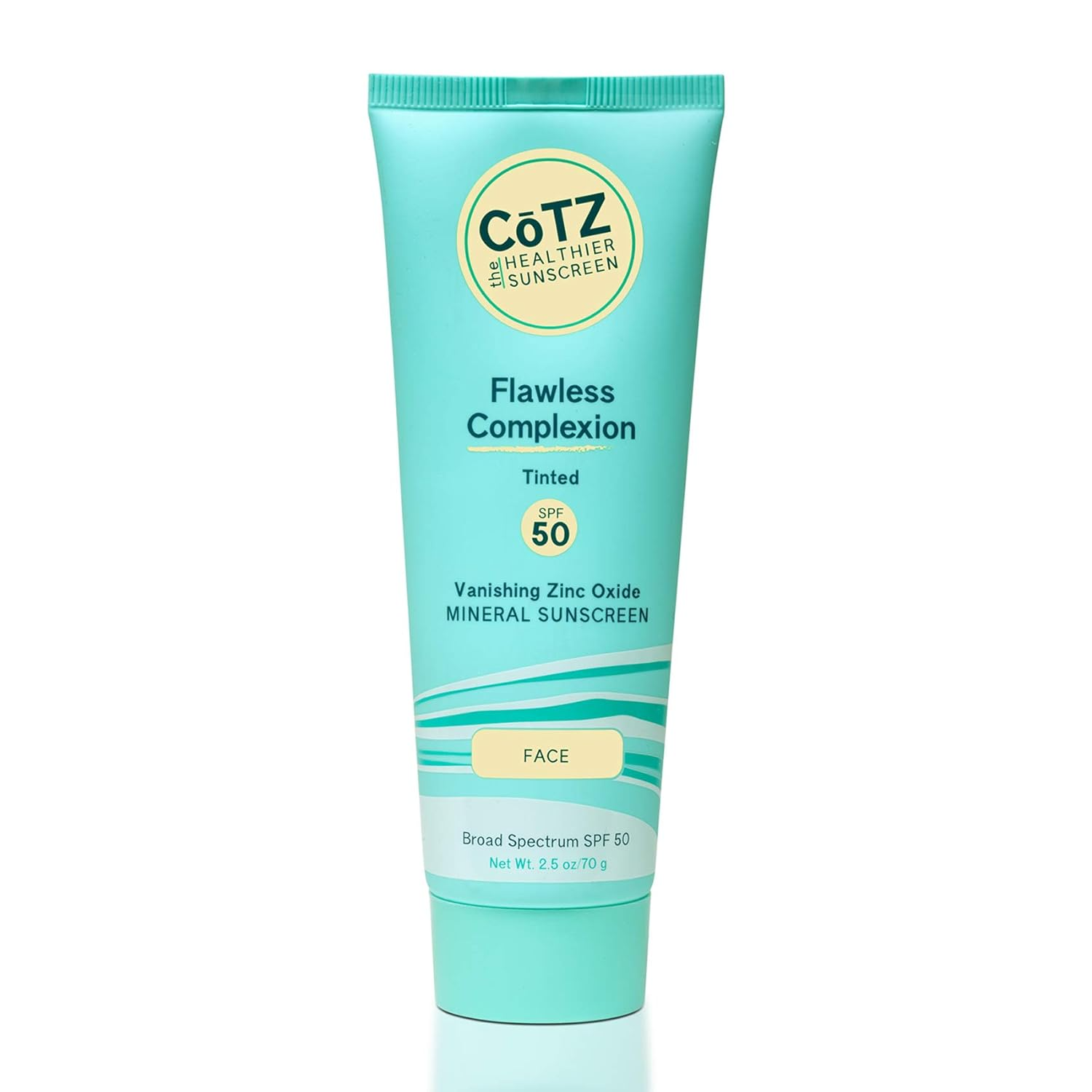 The best long-lasting matte tinted sunscreen for oily skin by CoTZ 2026 on a white background