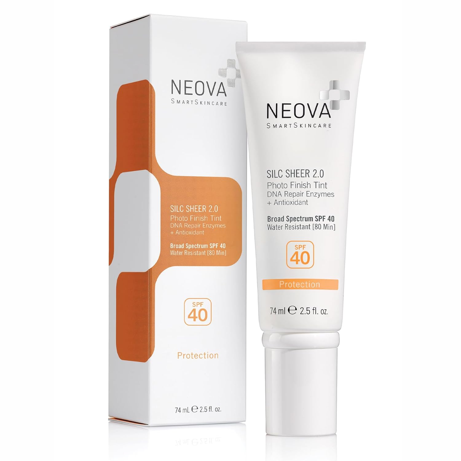 The best skin-perfecting sheer tinted sunscreen by NEOVA 2026 on a white background