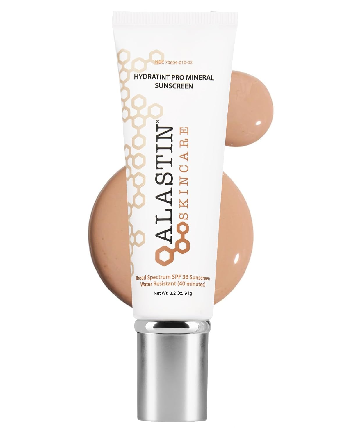 The best dewy anti-aging tinted sunscreen for mature skin by ALASTIN 2026 on a white background