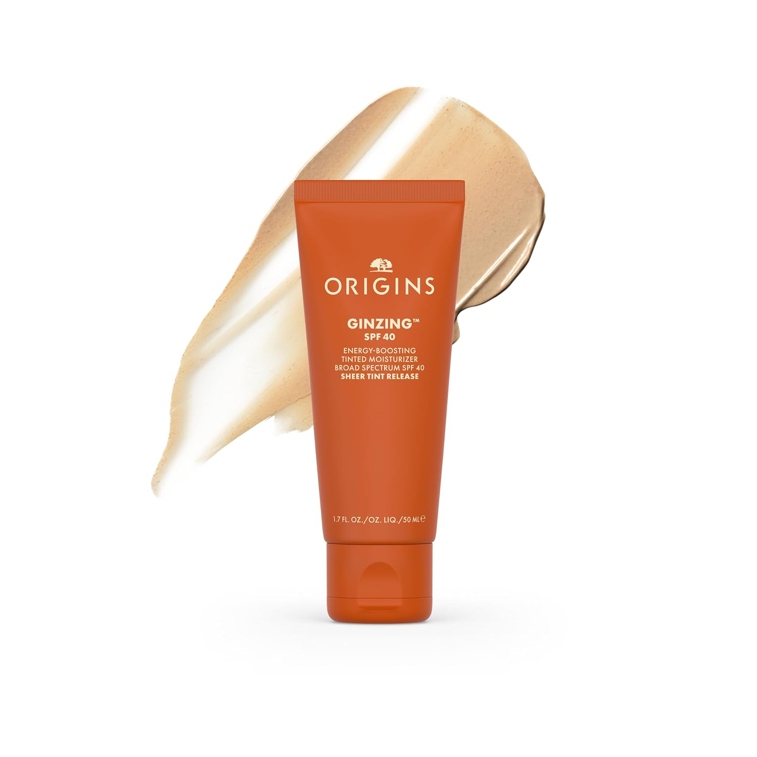 The best energizing glow tinted moisturizer by Origins 2026 on a white background