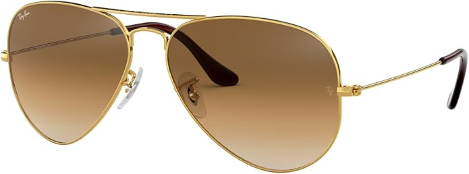 The best aviator sunglasses for square faces by Ray-Ban 2026 on a white background