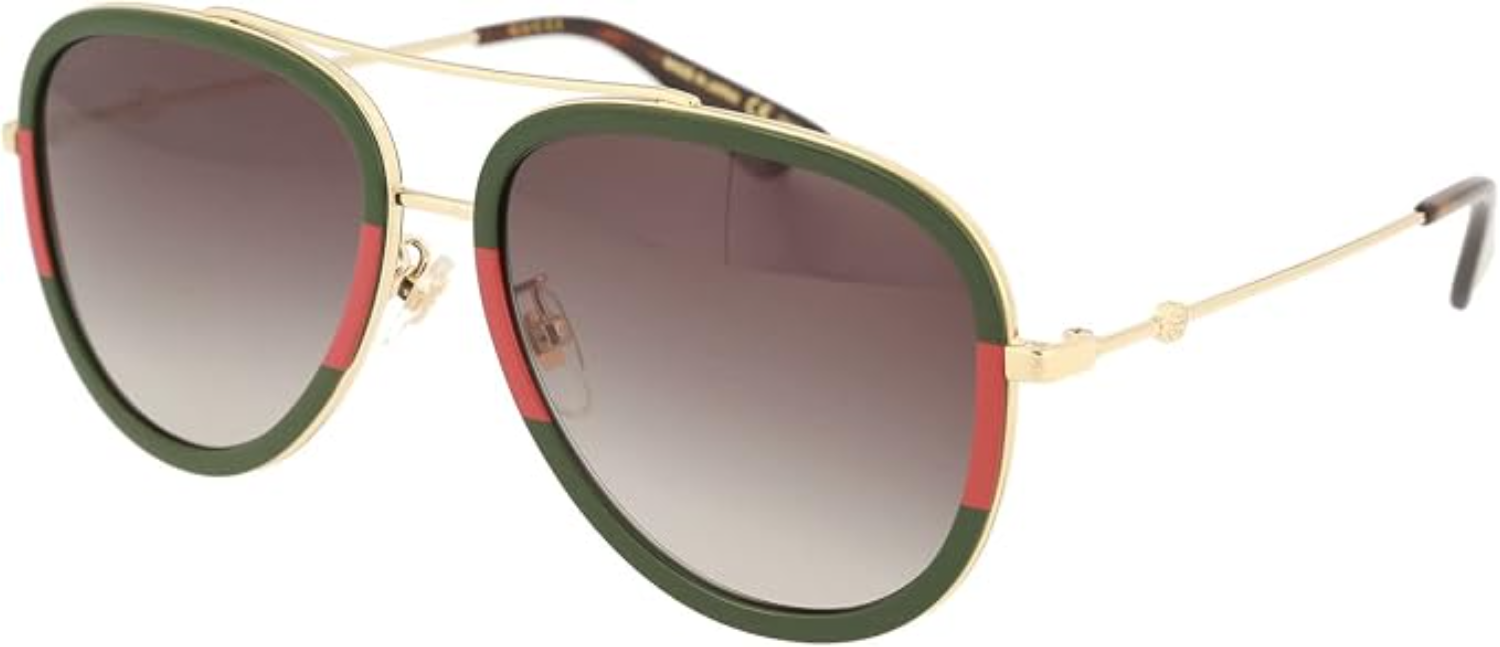The best designer aviator sunglasses for square faces by Gucci 2026 on a white background