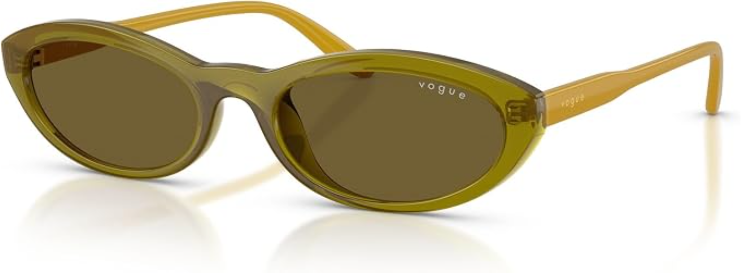 The best affordable oval sunglasses for square faces by Vogue Eyewear 2026 on a white background