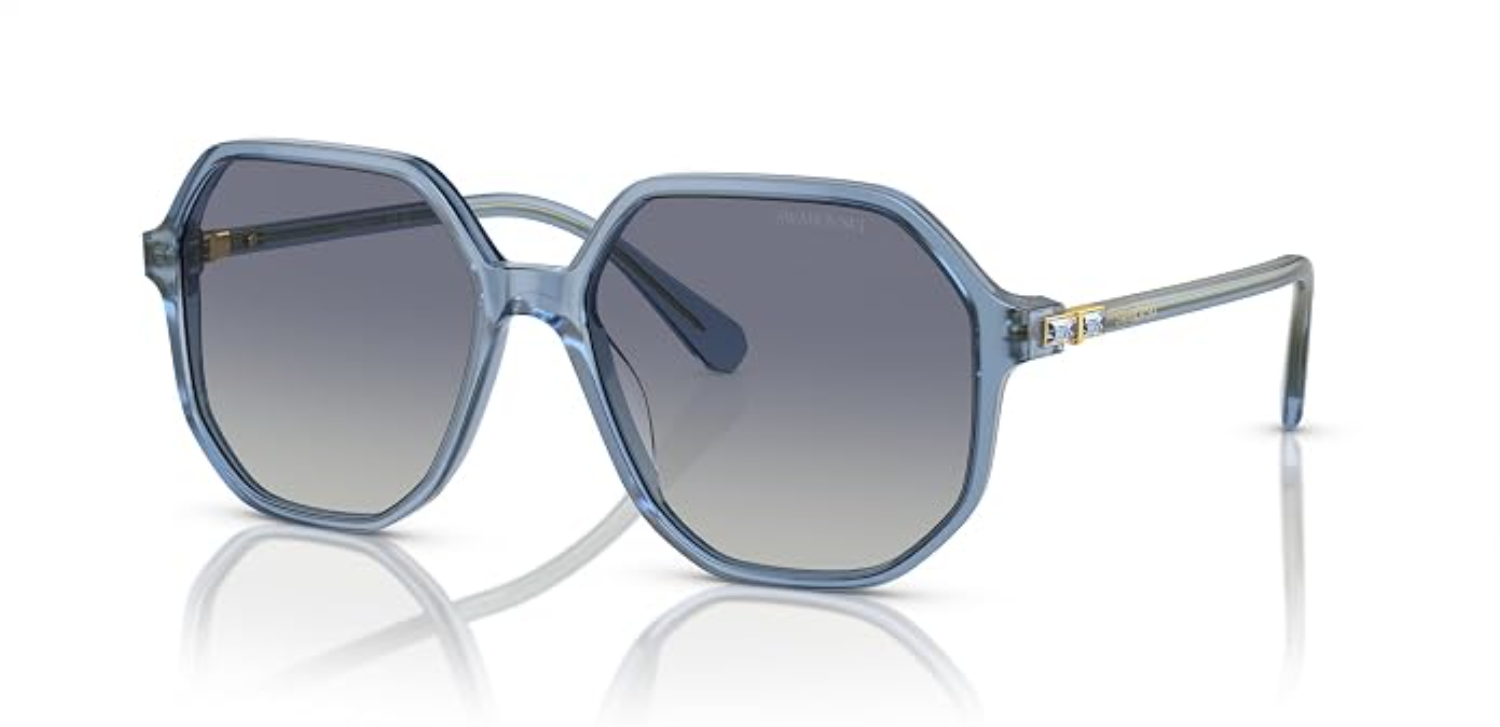 The best crystal octagon sunglasses by Swarovski 2026 on a white background