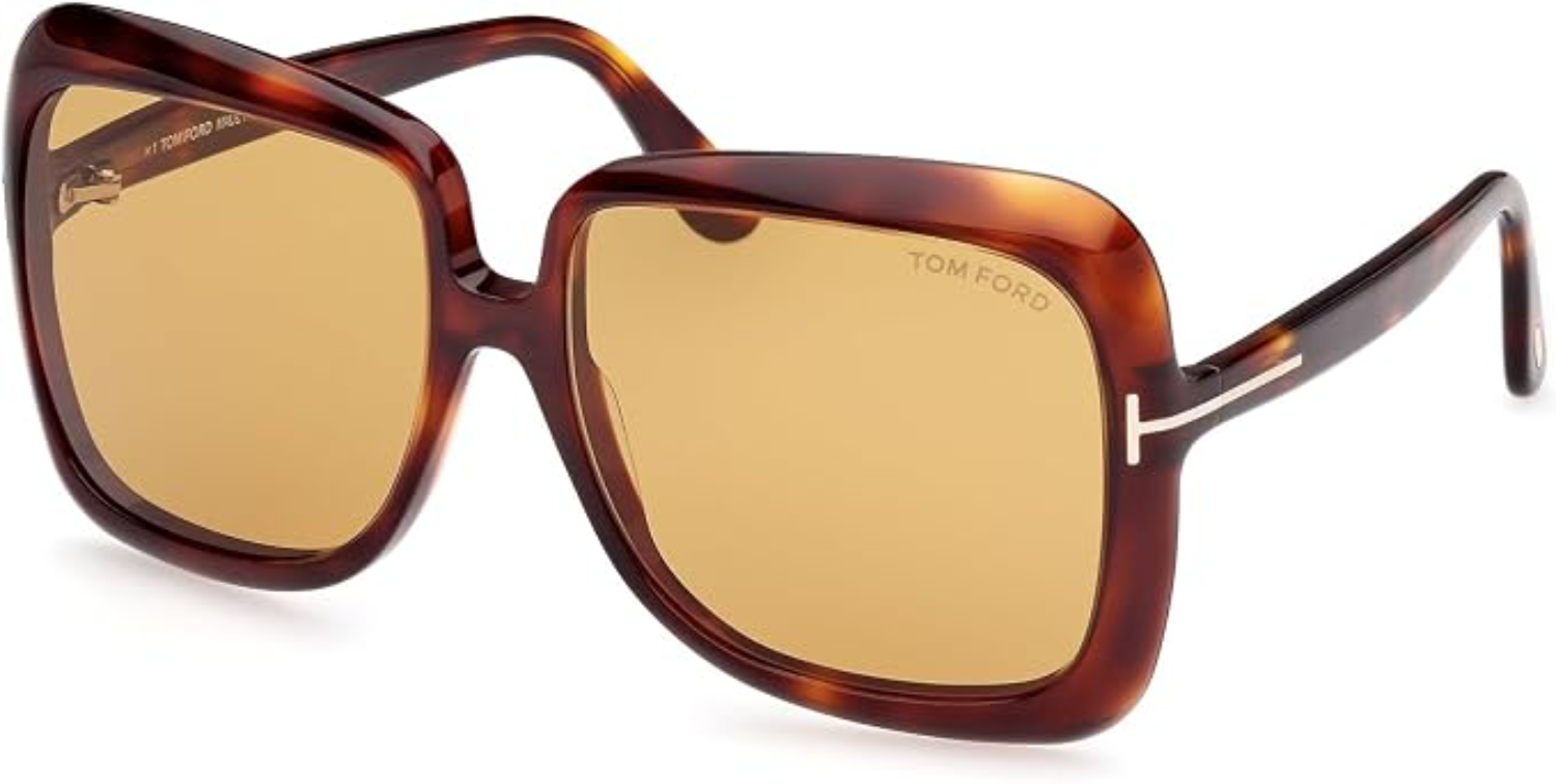 The best havana square sunglasses by Tom Ford 2026 on a white background
