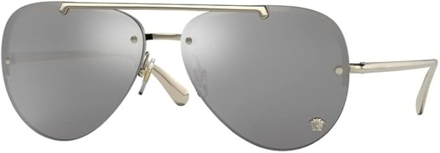 The best rimless aviator sunglasses by Versace 2026 on a white background
