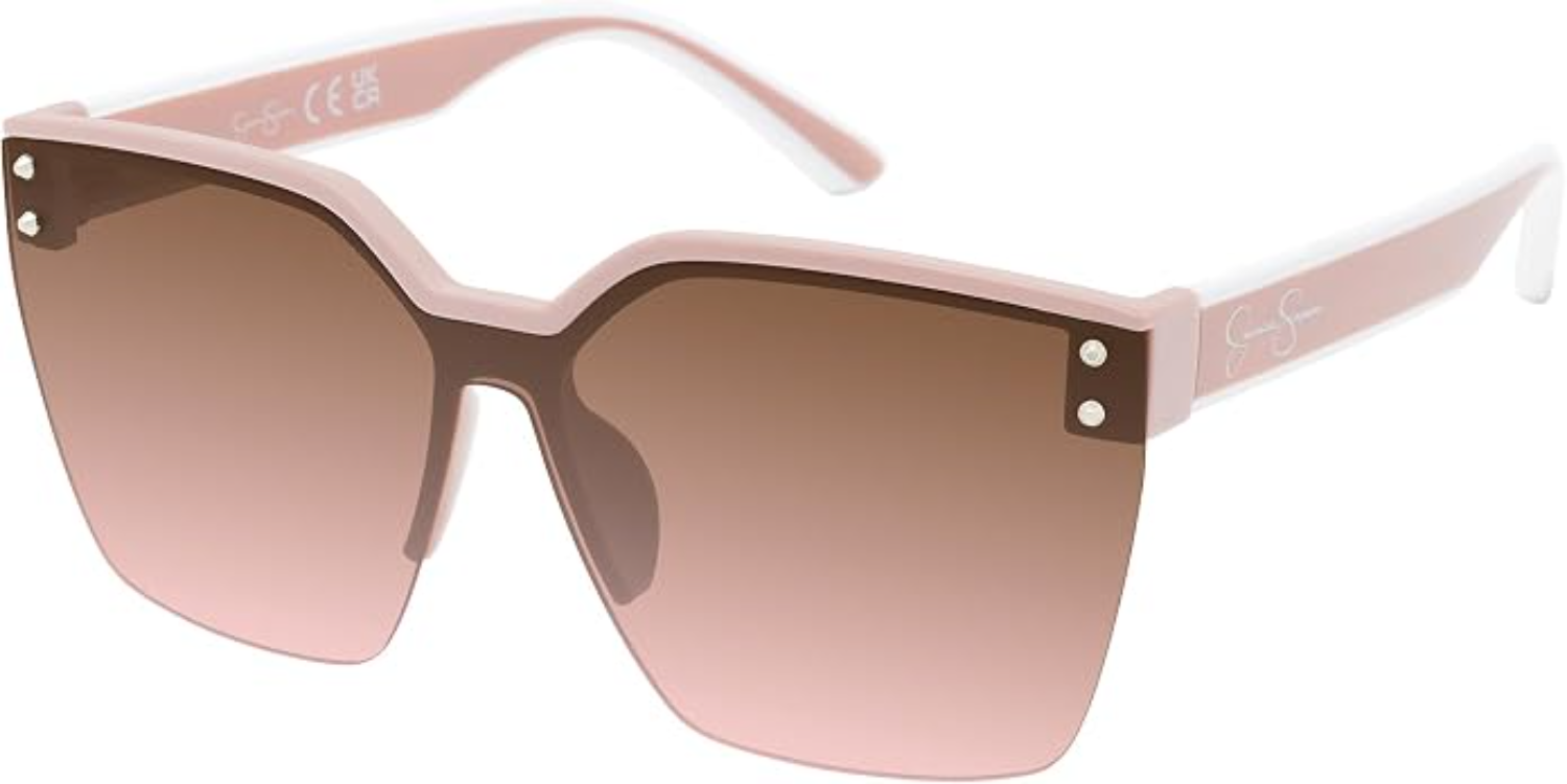 The best affordable semi-rimless square sunglasses by Jessica Simpson 2026 on a white background