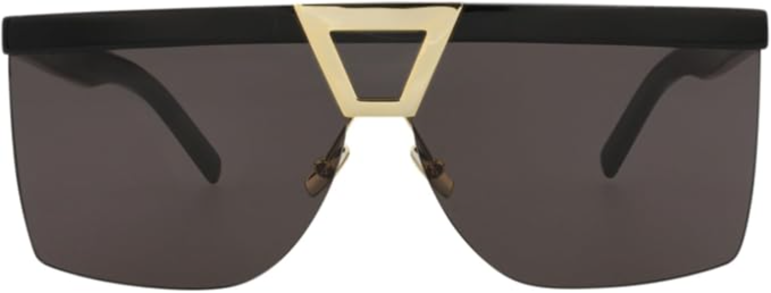 The best oversized shield sunglasses by Saint Laurent 2026 on a white background