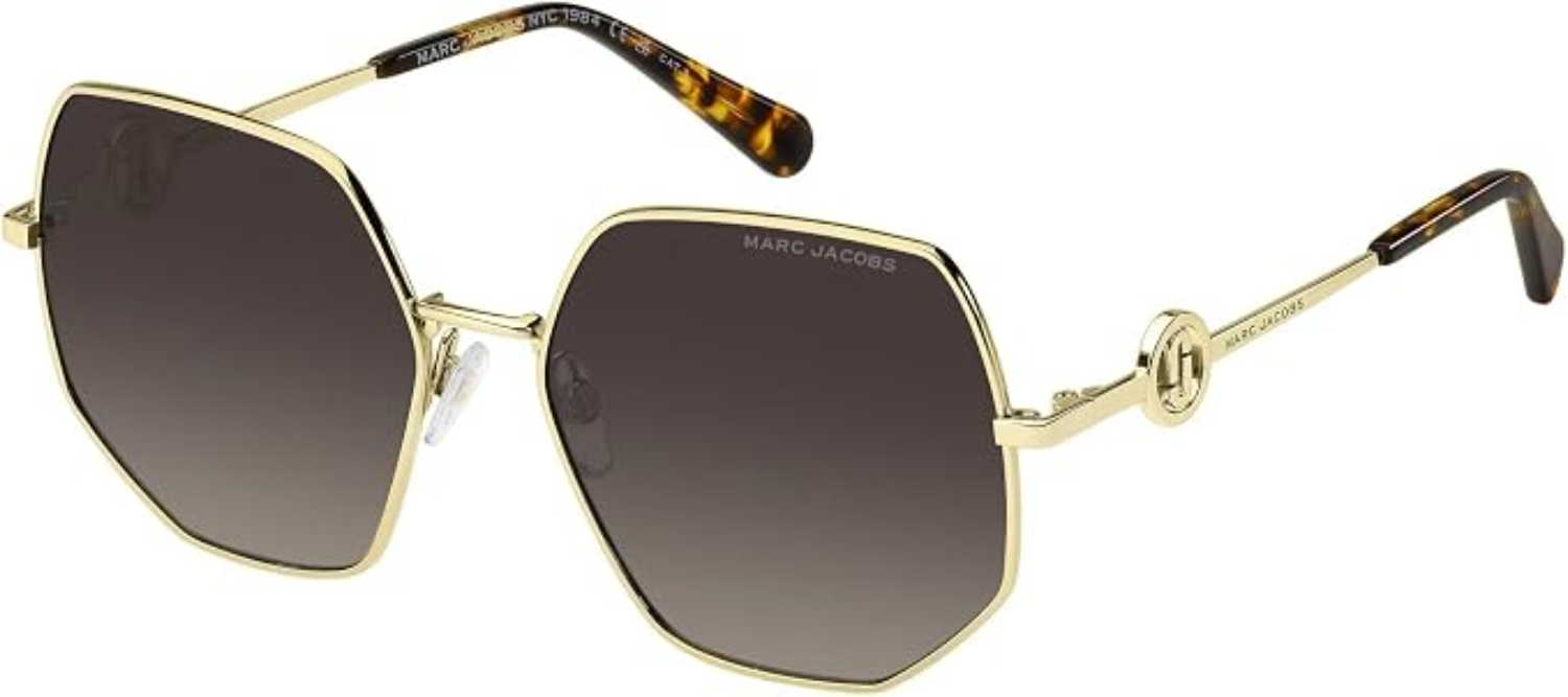 The best rounded hexagonal sunglasses by Marc Jacobs 2026 on a white background