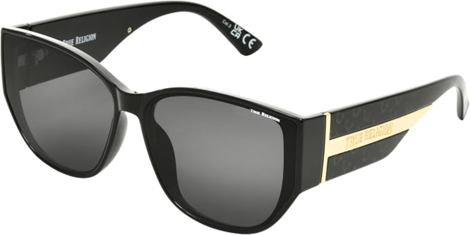 The best cheap black cat-eye sunglasses by True Religion 2026 on a white background