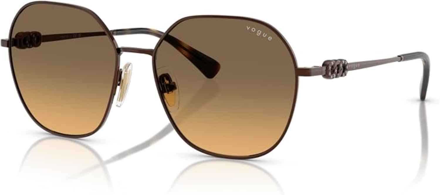 The best affordable oversized round sunglasses by Vogue 2026 on a white background