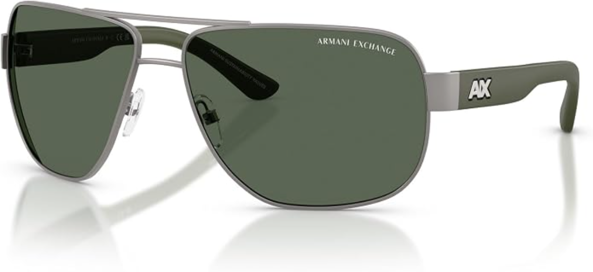 The best big head sunglasses for men by Armani Exchange 2026 on a white background
