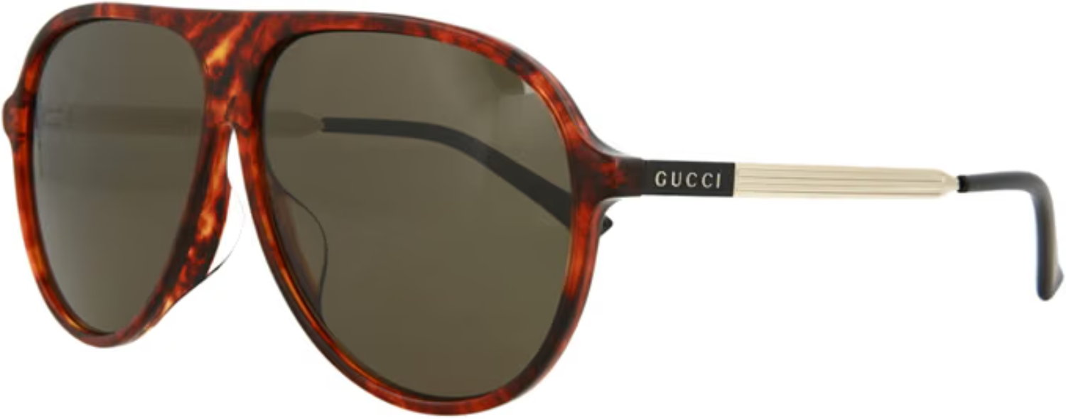 The best acetate aviator sunglasses by Gucci 2026 set on a white background