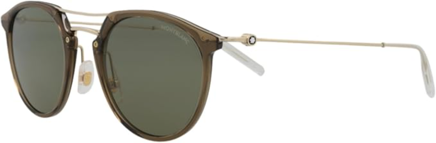 The best quality round sunglasses by Montblanc 2026 on a white background