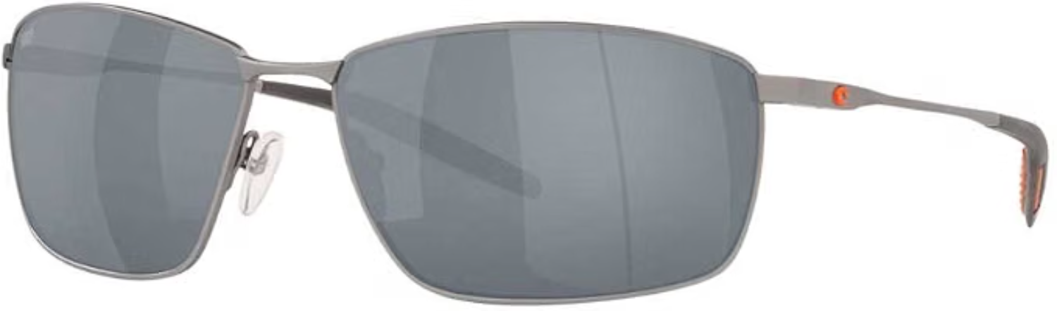 The best rectangular silver sunglasses for men by Costa Del Mar 2026 on a white background