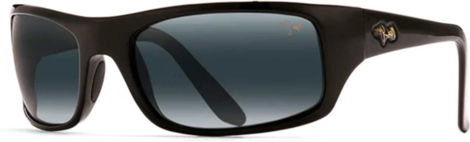 The best large rectangular wrap sunglasses for men by Maui Jim 2026 on a white background