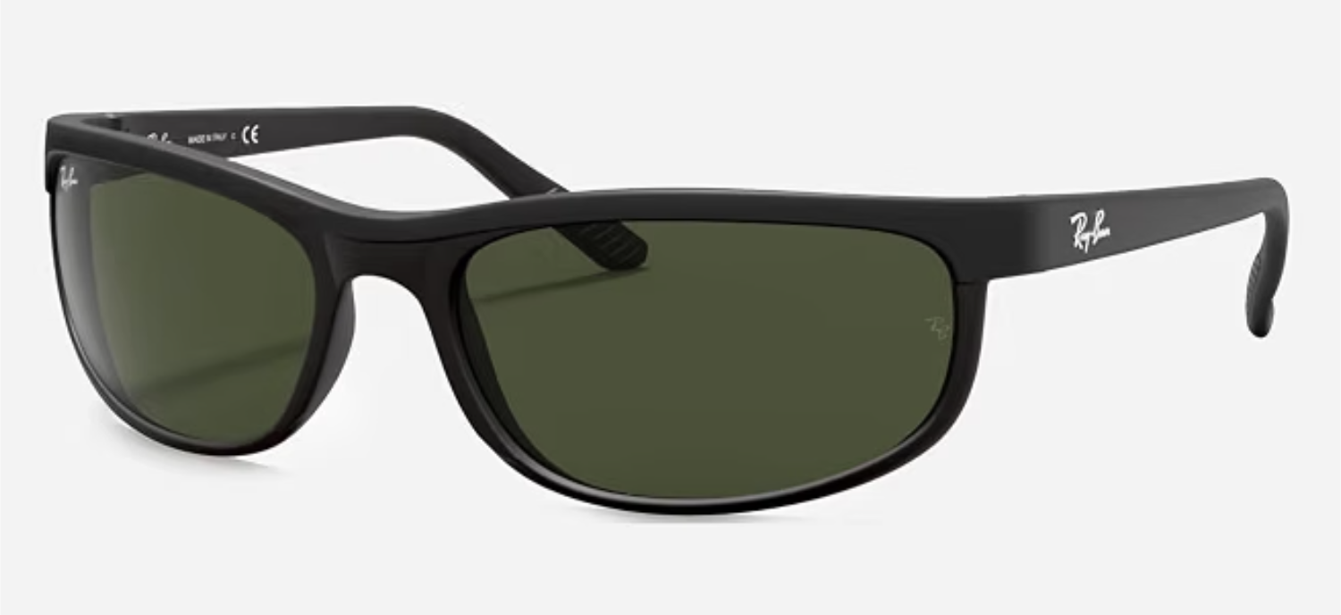 The best wide rectangular sunglasses for men by Ray-Ban 2026 on a white background