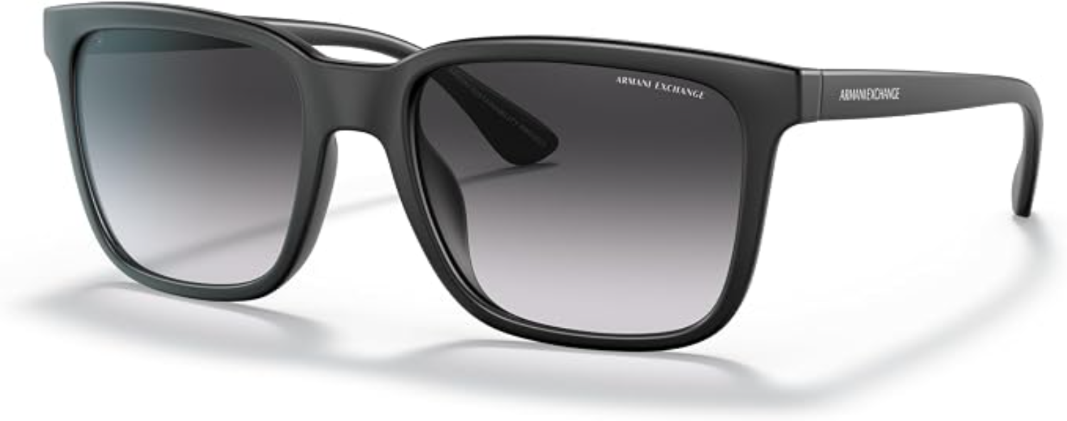 The best affordable rectangular sunglasses for men by Armani Exchange 2026 on a white background