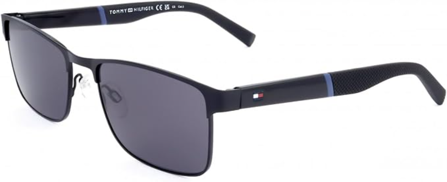 The best affordable metal rectangular sunglasses for men by Tommy Hilfiger 2026 on a white background