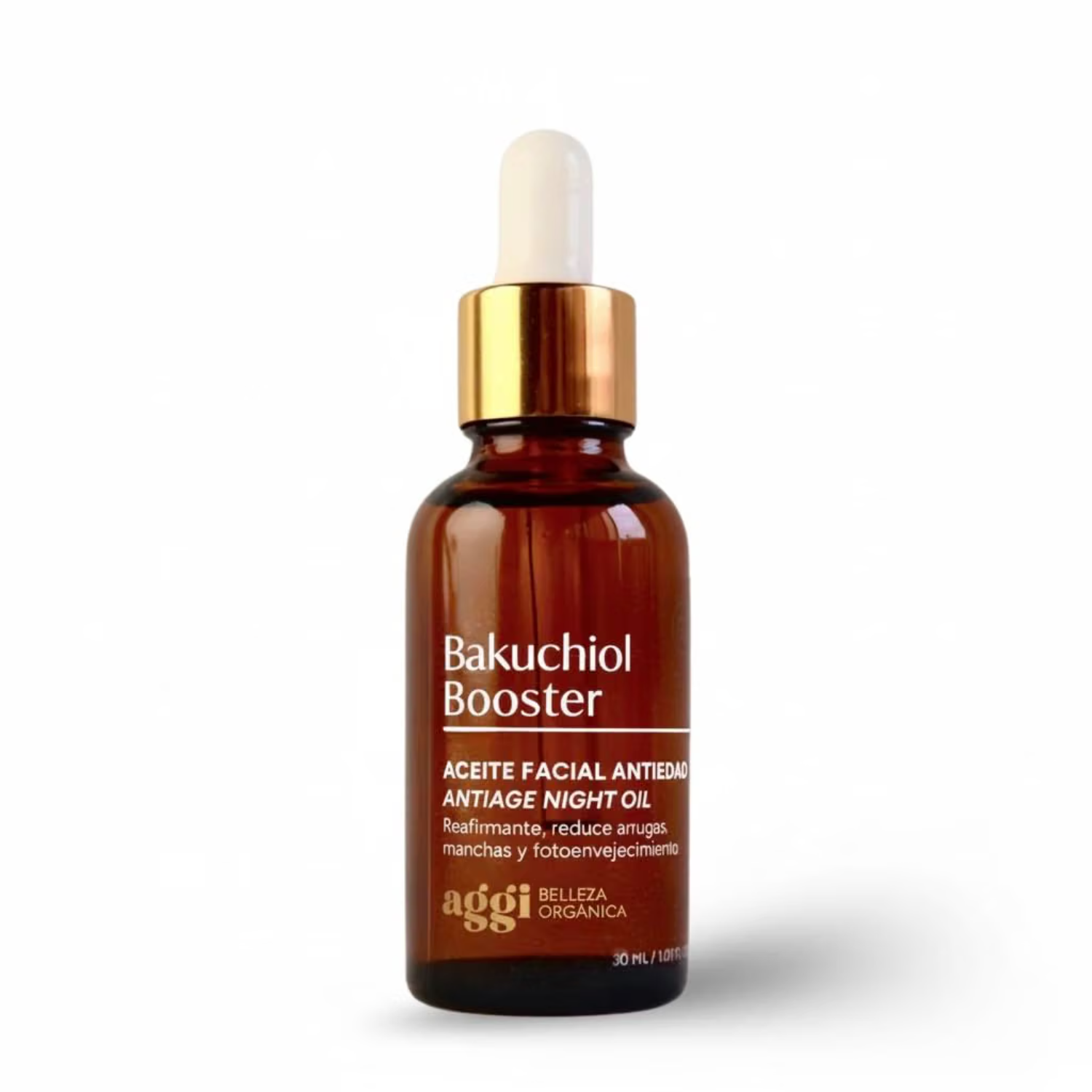 The best bakuchiol booster oil for sensitive skin by AGGI Beauty 2026 on a white background