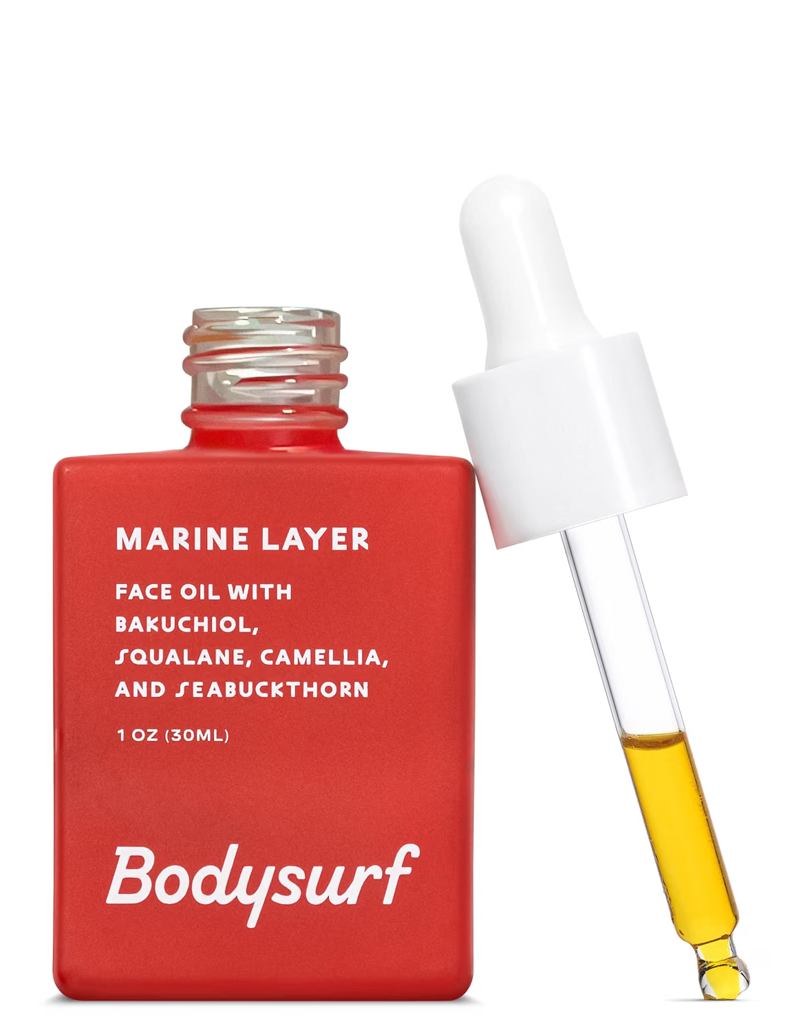 The best organic bakuchiol face oil by Bodysurf 2026 on a white background