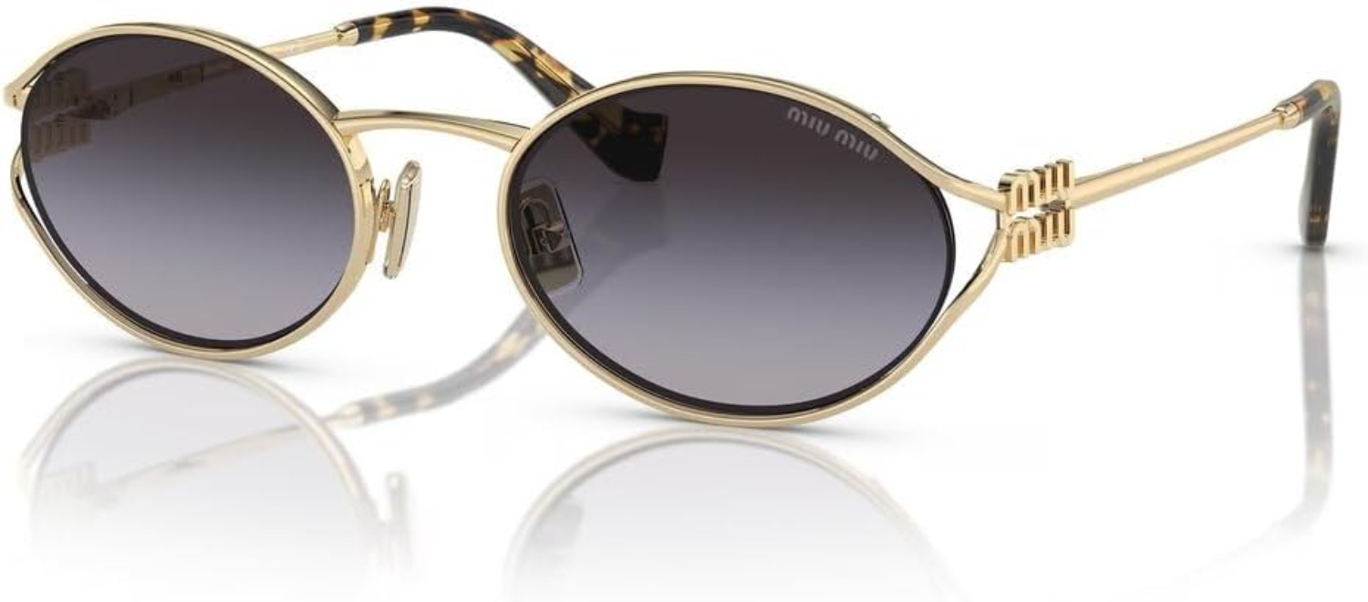 The best round Y2K sunglasses by Miu Miu 2026 on a white background