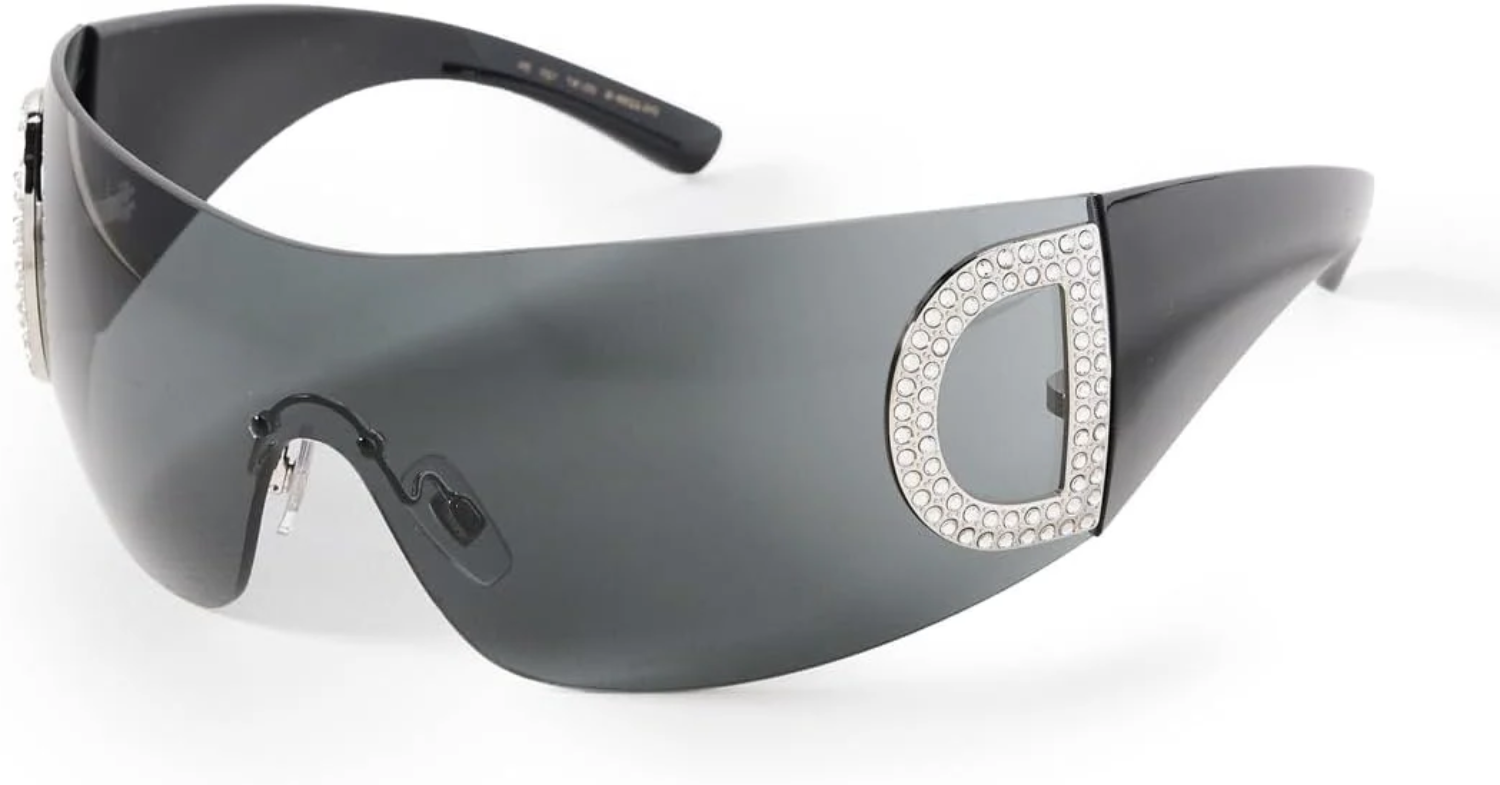 The best rhinestone Y2K sunglasses by Dolce & Gabbana 2026 on a white background