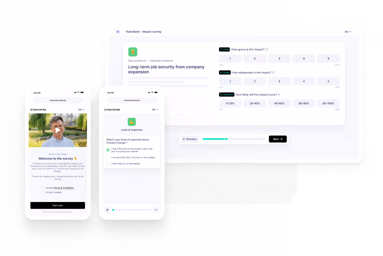 double materiality assessment data collection