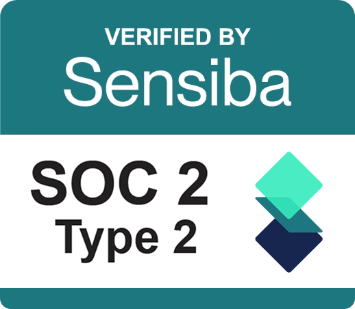 SOC 2 Type 2 verified by Sensiba